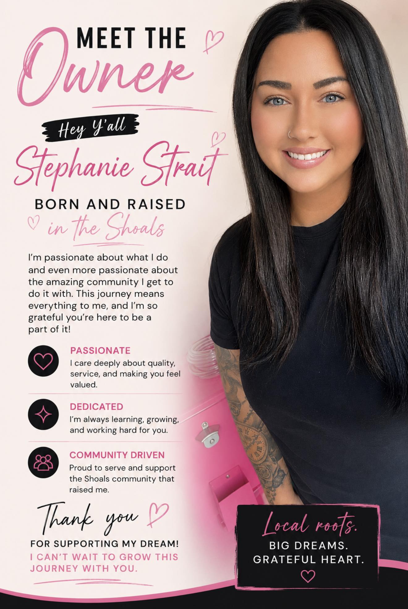 Stephanie Strait, owner of Sippin Pretty